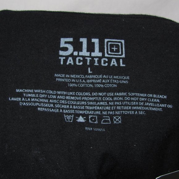 NEW Mens' 5.11 Tactical Jerry Eagle Shield Graphic Long Sleeve Shirt Size Large - Picture 10 of 11